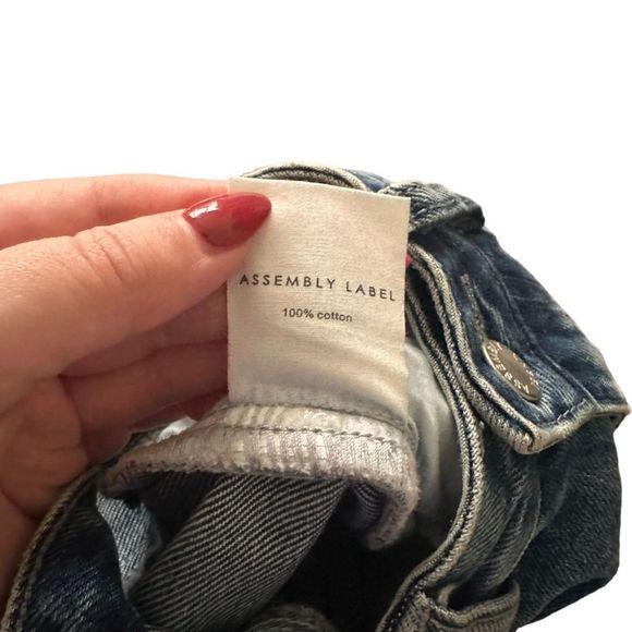 ASSEMBLY LABEL Slim Fit High Waist Denim Sz 8‎ (S) - Picture 4 of 4